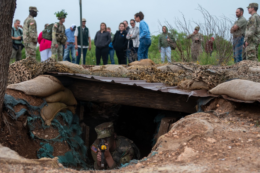 Honorary Commanders Experience Joint-Service Training at Goodfellow