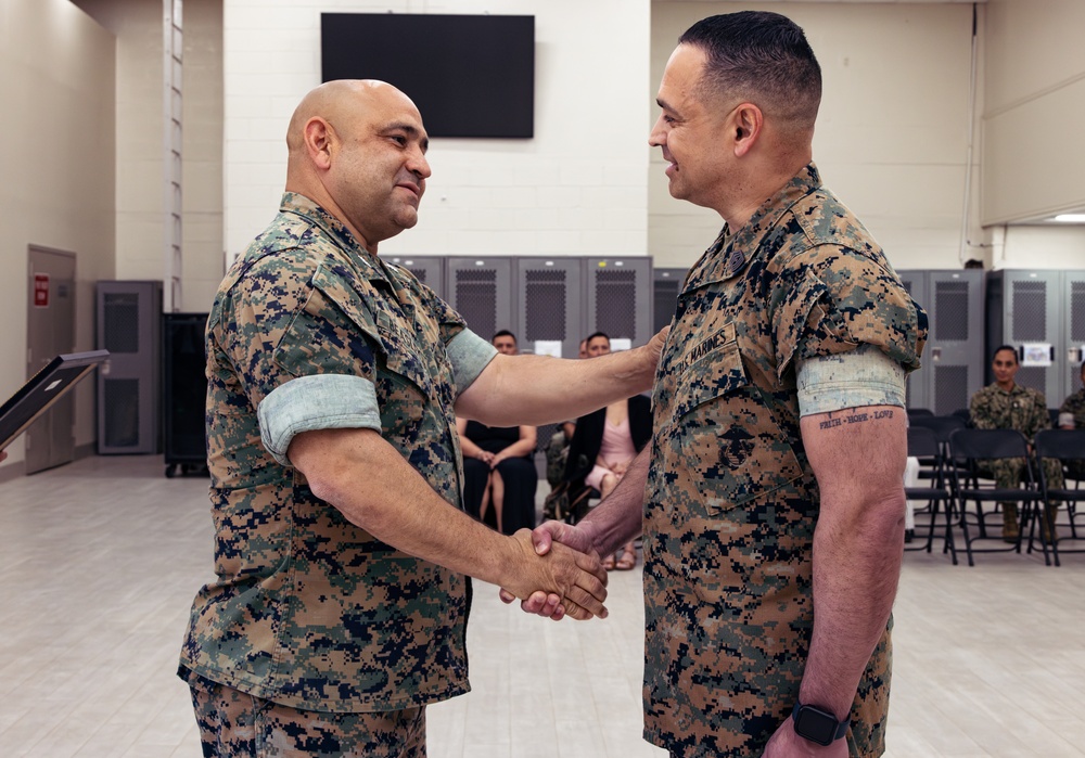 SgtMaj. Luis M. Quinones Promotion