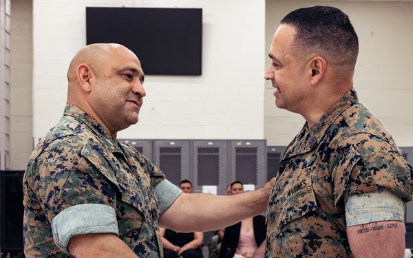 SgtMaj. Luis M. Quinones Promotion