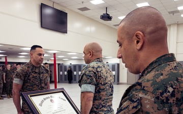 SgtMaj. Luis M. Quinones Promotion