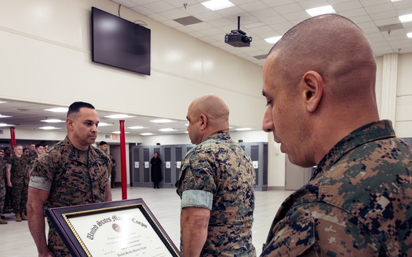 SgtMaj. Luis M. Quinones Promotion