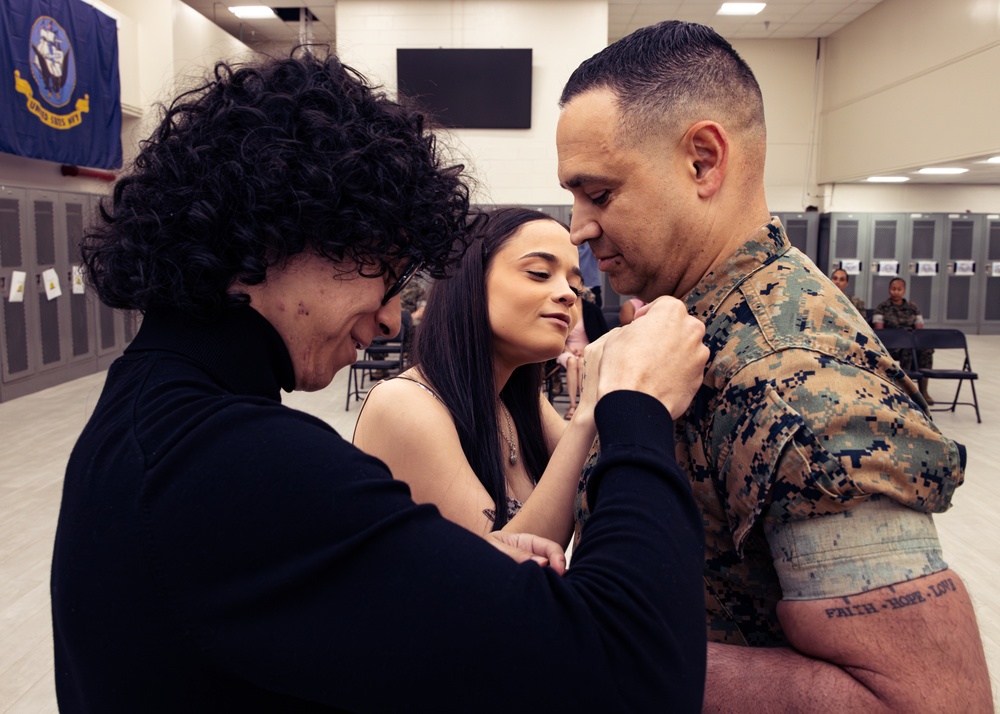 SgtMaj. Luis M. Quinones Promotion