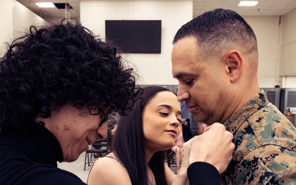 SgtMaj. Luis M. Quinones Promotion