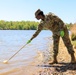 Taking a water sample