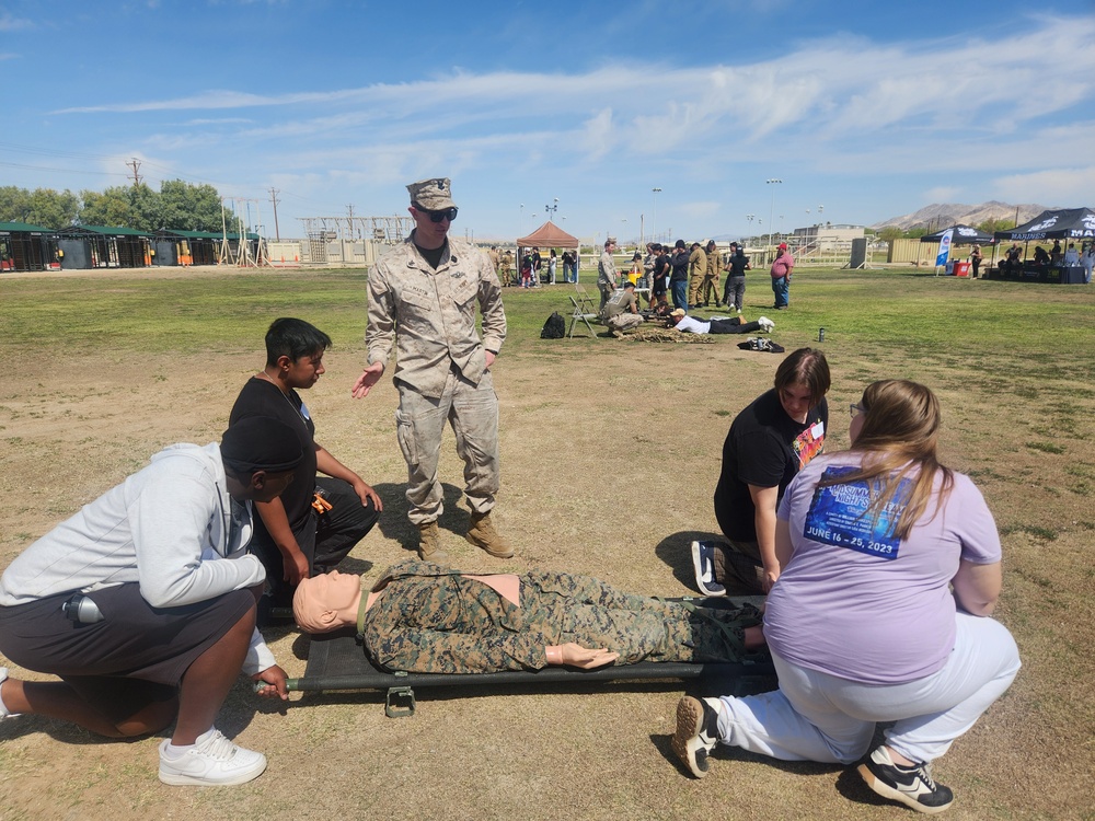 NMRTC Twentynine Palms highlights Navy Medicine careers at local MOS Expo 