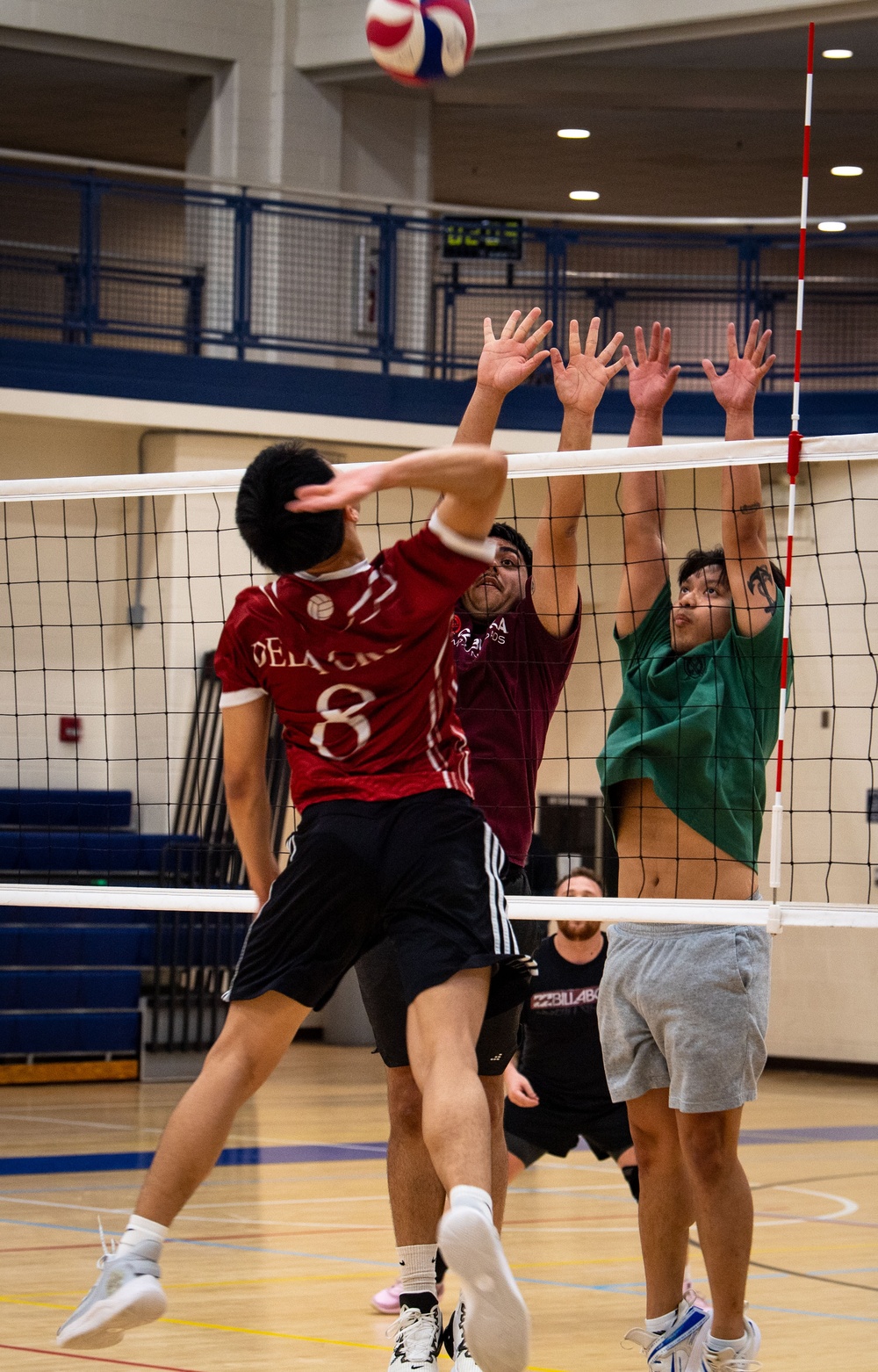 USS John C. Stennis (CVN 74) Sailors Participate in Volleyball Tournament