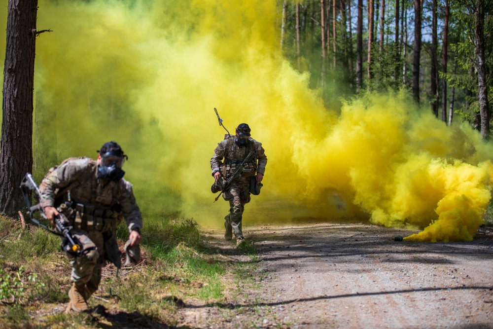 V Corps Best Squad Competition Day 3: CBRN Lanes