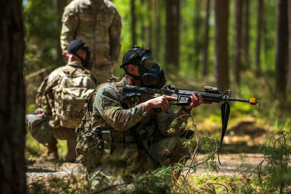 V Corps Best Squad Competition Day 3: CBRN Lanes
