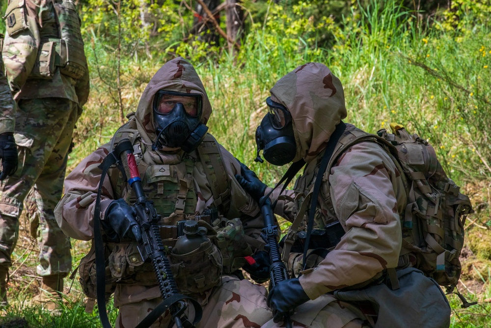 V Corps Best Squad Competition Day 3: CBRN Lanes