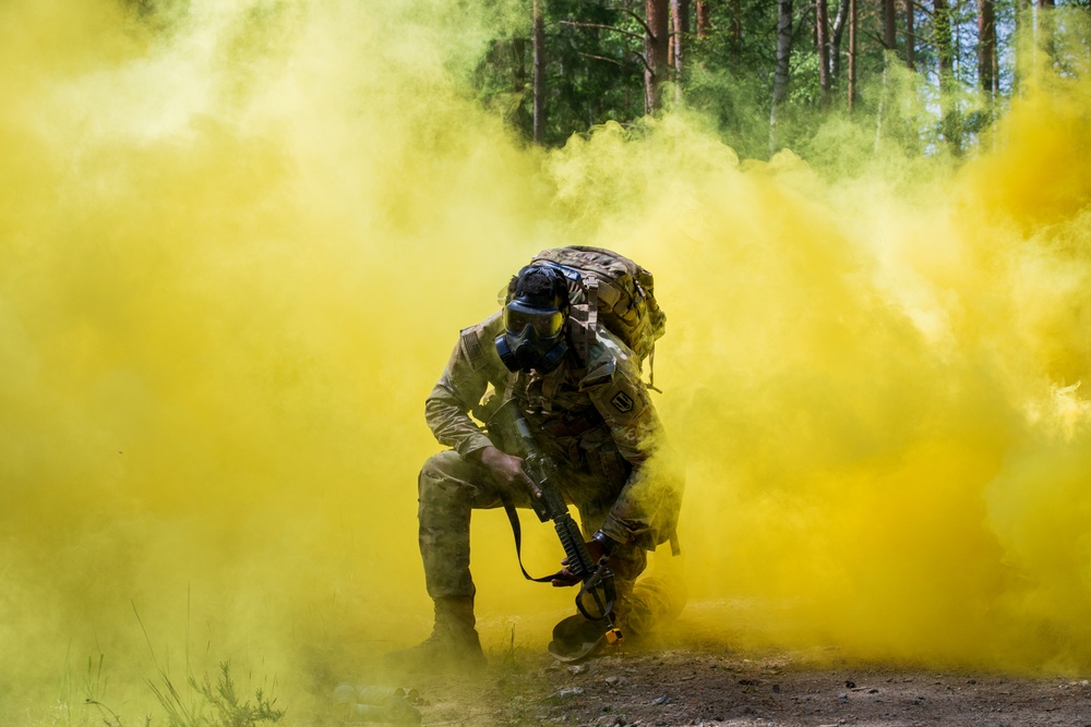 V Corps Best Squad Competition Day 3: CBRN Lanes