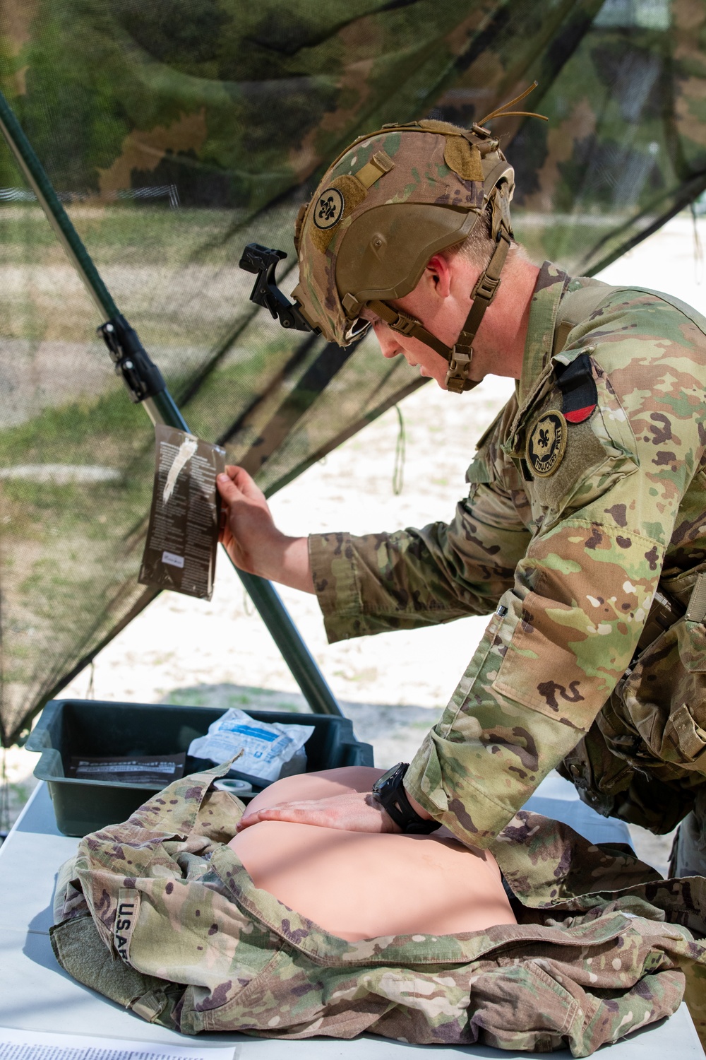 V Corps Best Squad Competition Day 3: E3B Medical Lane