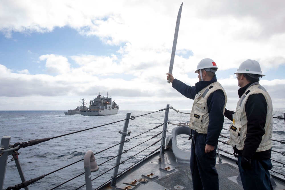 Stockdale conducts replenishment-at-sea