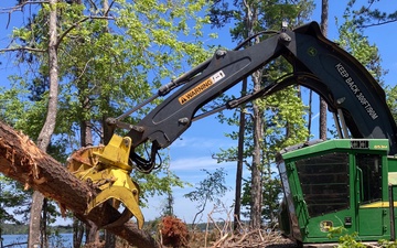USACE timber salvage operations pivot at J. Strom Thurmond Lake Project