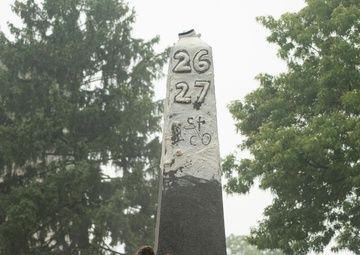 USNA Plebes Take Part in Annual Herndon Monument Climb