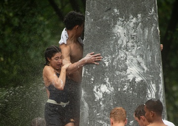 USNA Plebes Take Part in Annual Herndon Monument Climb