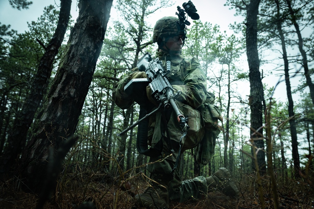 RTI ALC Course Conducts a Night Time Reconnaissance STX lanes