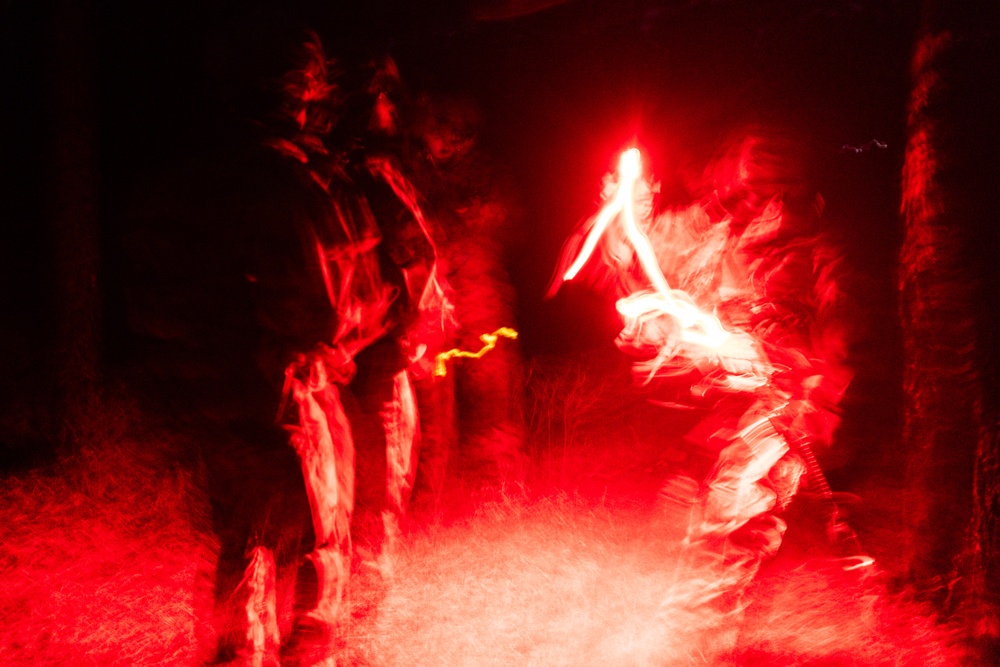 RTI ALC Course Conducts a Night Time Reconnaissance STX lanes