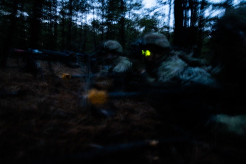 RTI ALC Course Conducts a Night Time Reconnaissance STX lanes