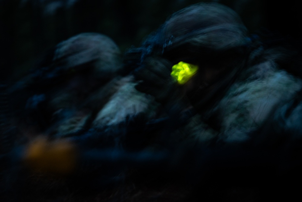 RTI ALC Course Conducts a Night Time Reconnaissance STX lanes