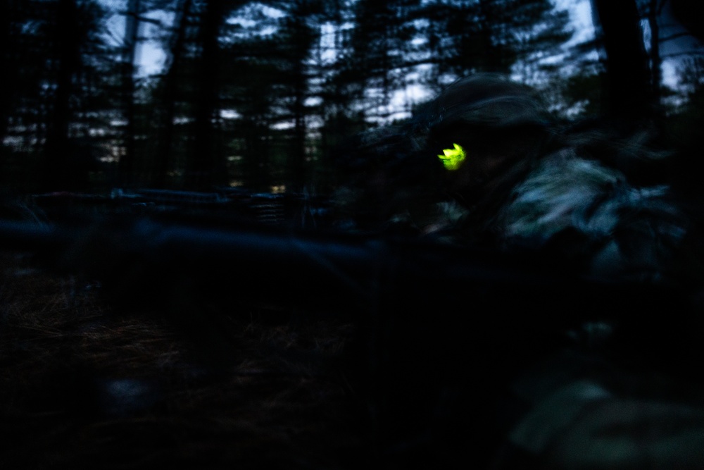 RTI ALC Course Conducts a Night Time Reconnaissance STX lanes