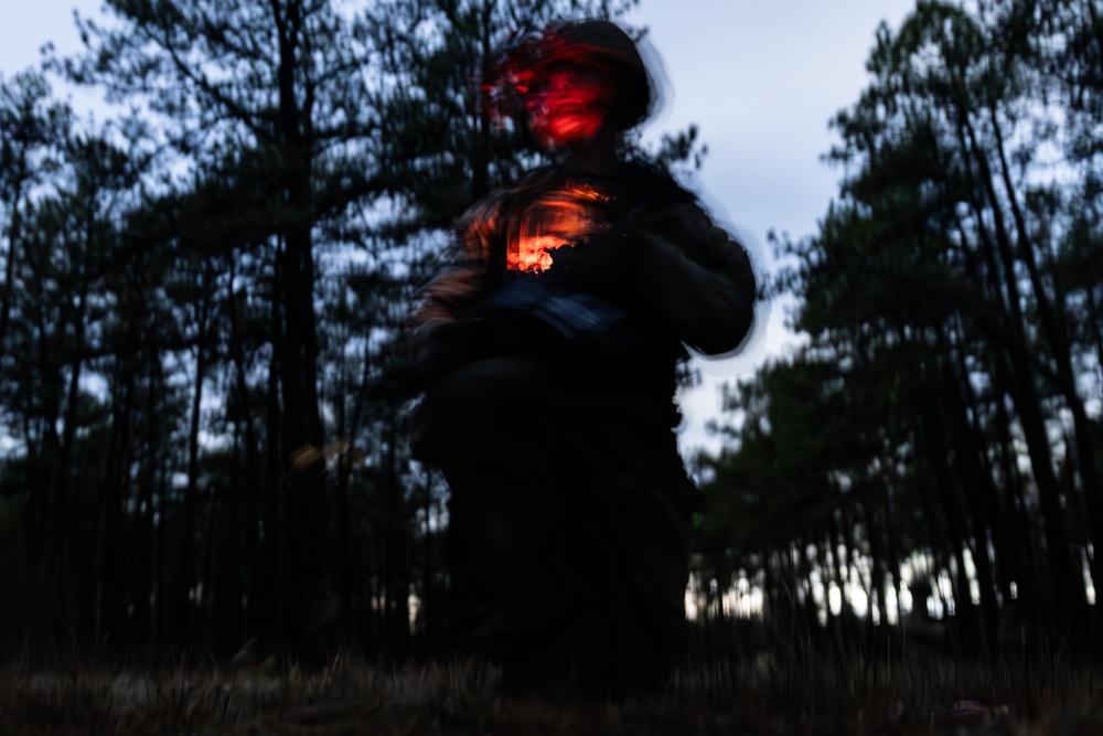 RTI ALC Course Conducts a Night Time Reconnaissance STX lanes