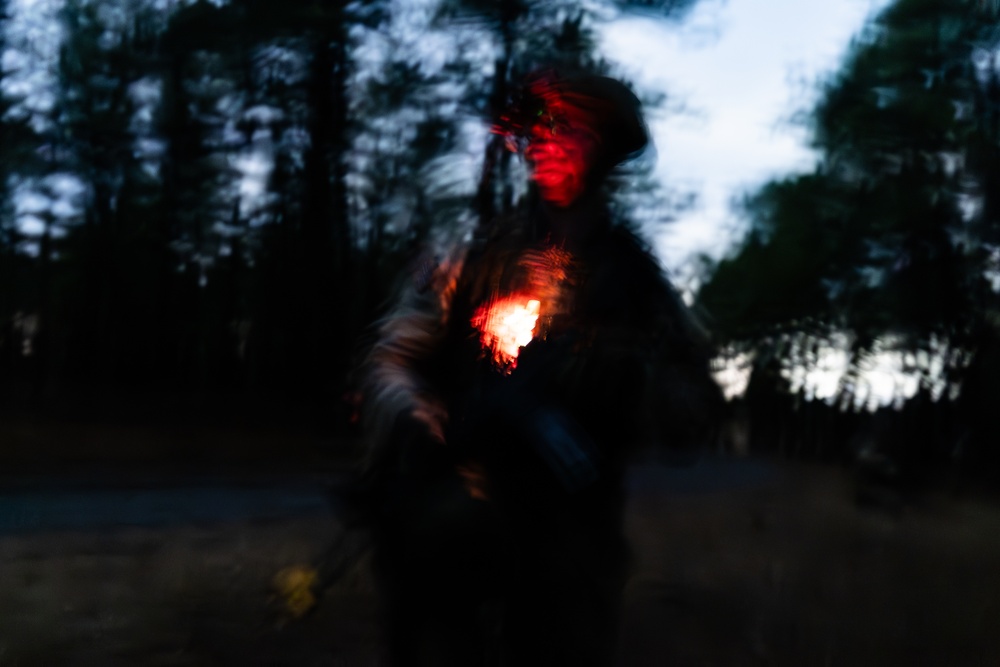 RTI ALC Course Conducts a Night Time Reconnaissance STX lanes