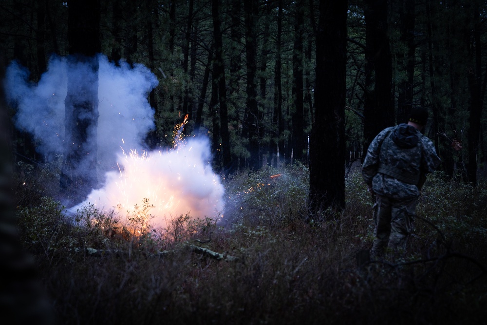 RTI ALC Course Conducts a Night Time Reconnaissance STX lanes