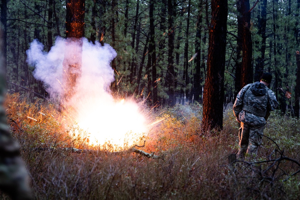 RTI ALC Course Conducts a Night Time Reconnaissance STX lanes