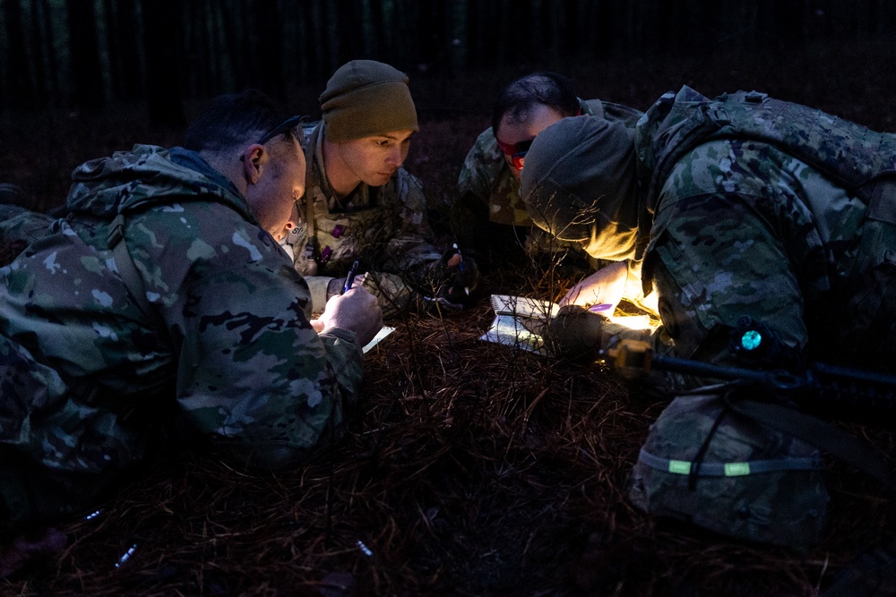 RTI ALC Course Conducts Night Time Reconnaissance STX lanes