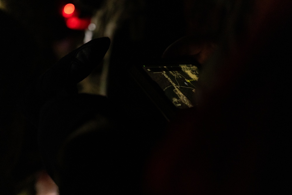 RTI ALC Course Conducts Night Time Reconnaissance STX lanes