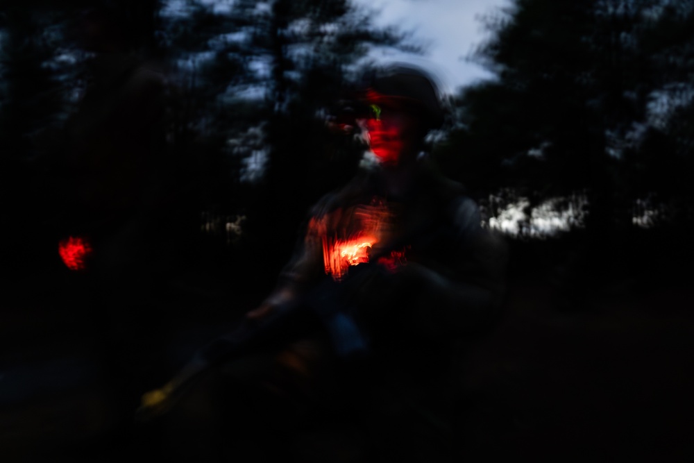 RTI ALC Course Conducts Night Time Reconnaissance STX lanes