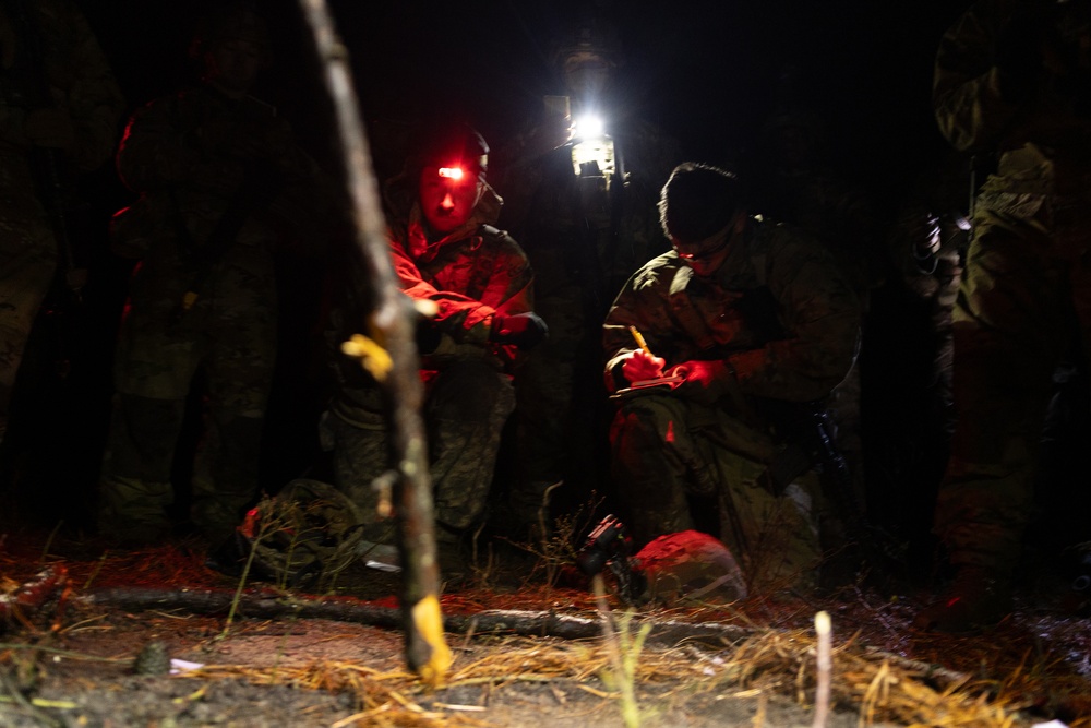 RTI ALC Course Conducts Night Time Reconnaissance STX lanes