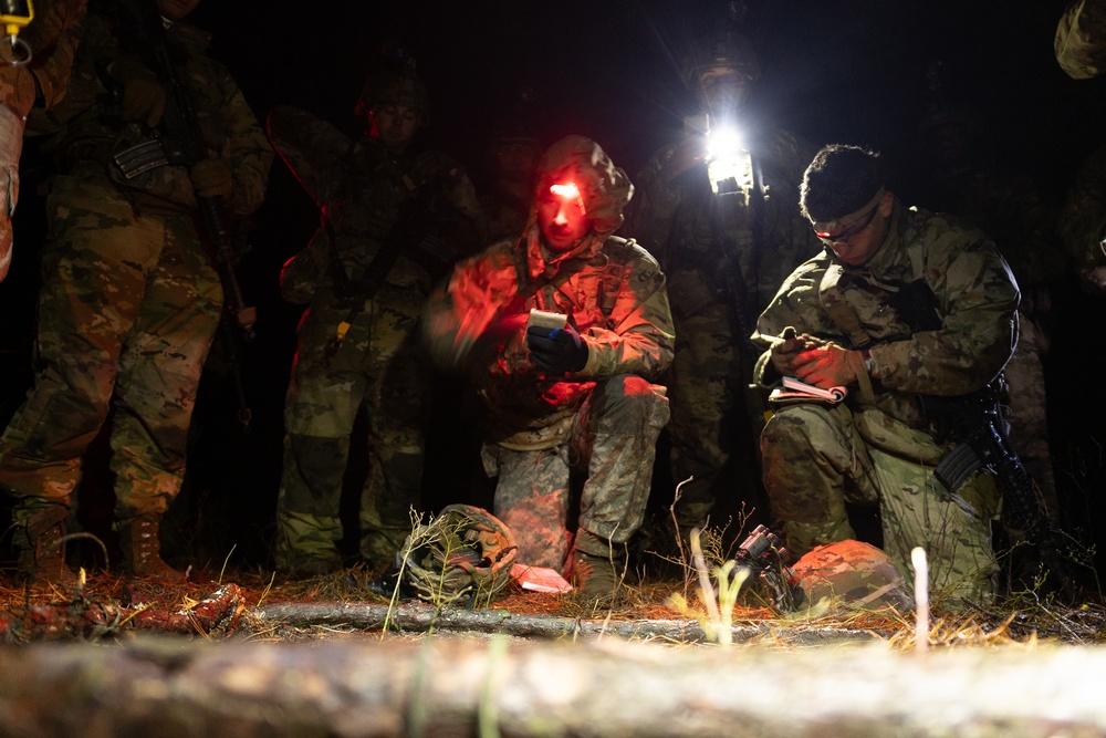RTI ALC Course Conducts Night Time Reconnaissance STX lanes