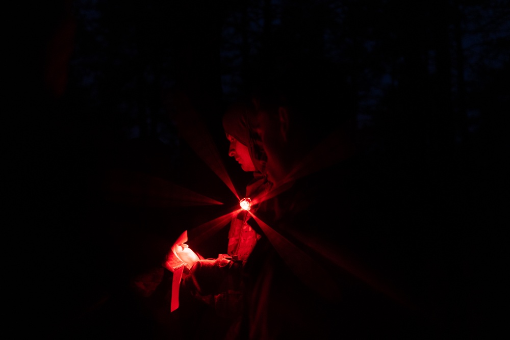 RTI ALC Course Conducts Night Time Reconnaissance STX lanes