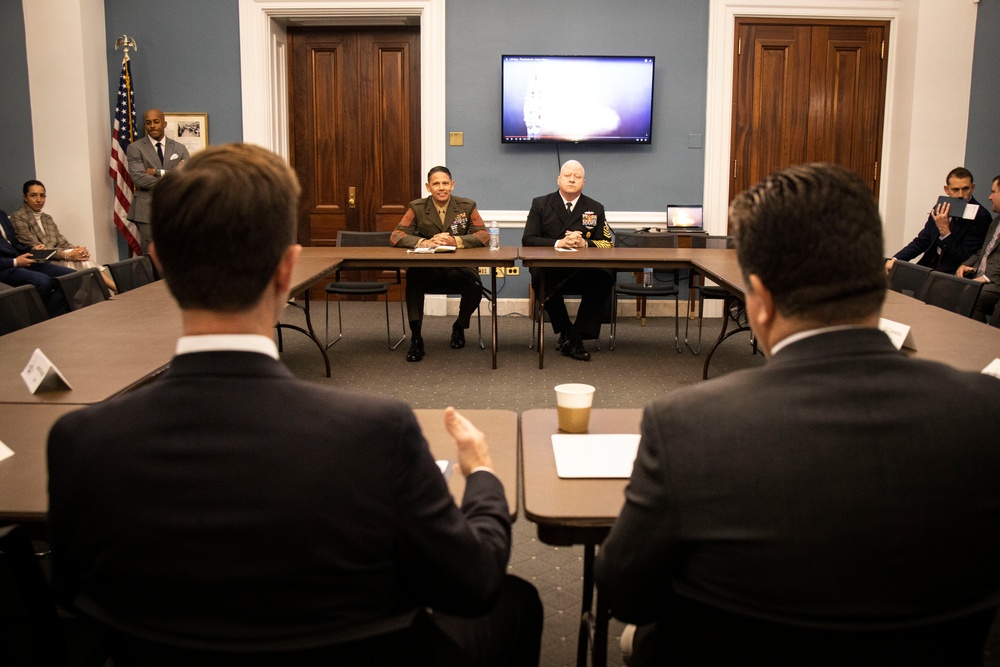 SMMC Ruiz participates in Navy-Marine Corps Caucus breakfast