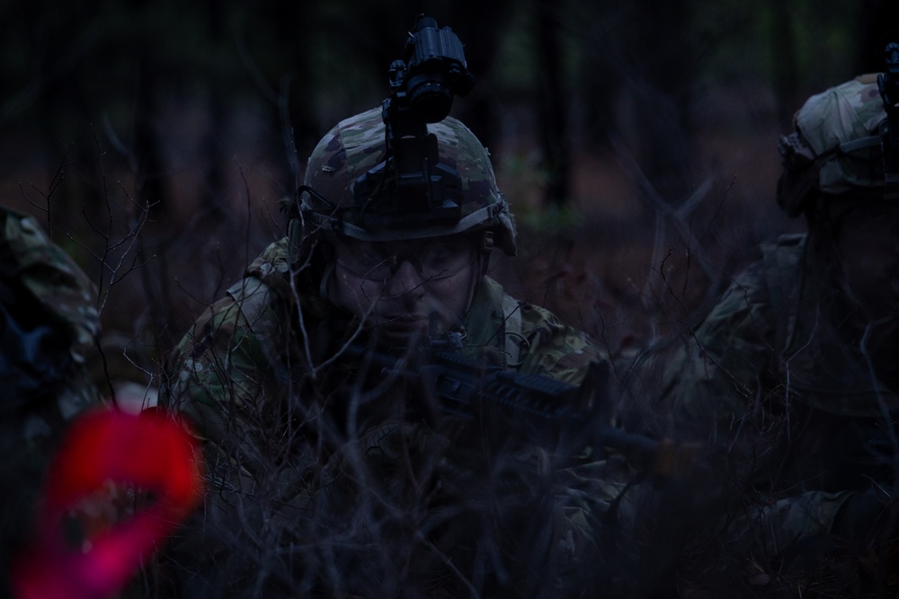 RTI ALC Course Conducts Night Time Reconnaissance STX lanes