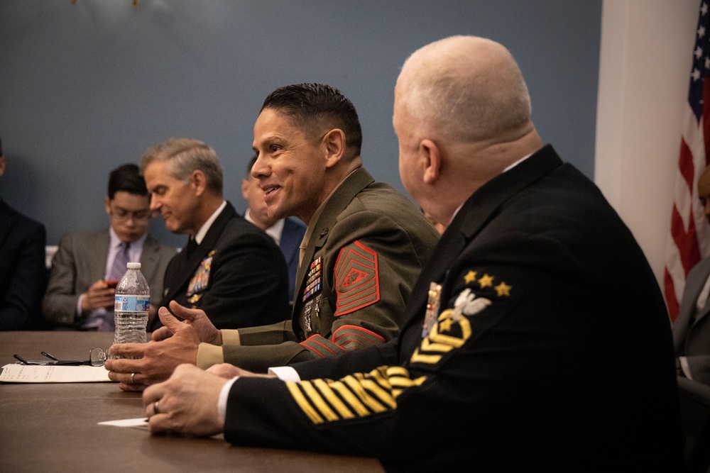 SMMC Ruiz participates in Navy-Marine Corps Caucus breakfast