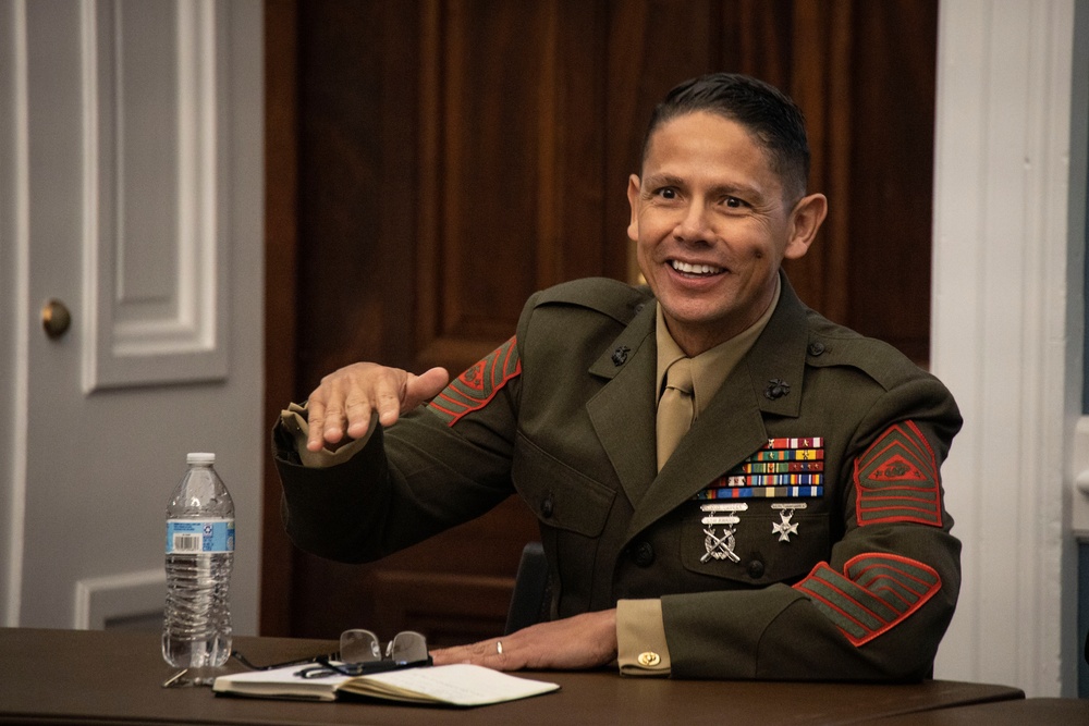 SMMC Ruiz participates in Navy-Marine Corps Caucus breakfast