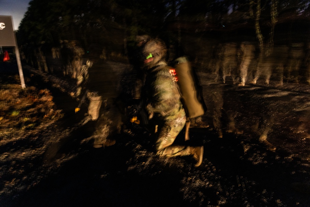 RTI ALC Course Conducts Night Time Reconnaissance STX lanes
