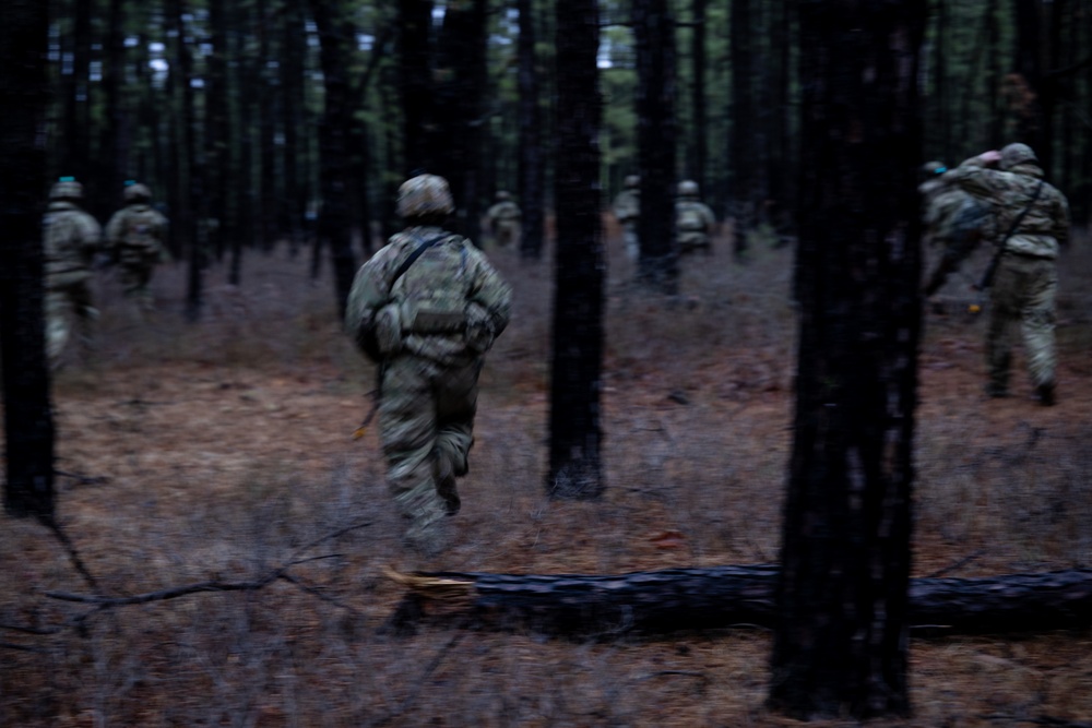 RTI ALC Course Conducts Night Time Reconnaissance STX lanes