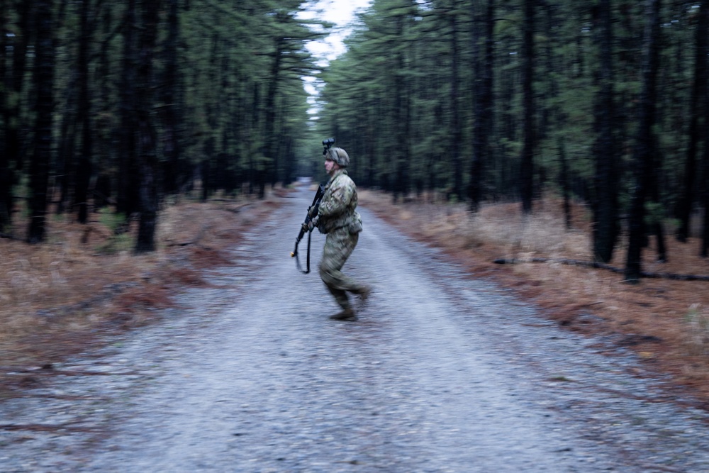 RTI ALC Course Conducts Night Time Reconnaissance STX lanes