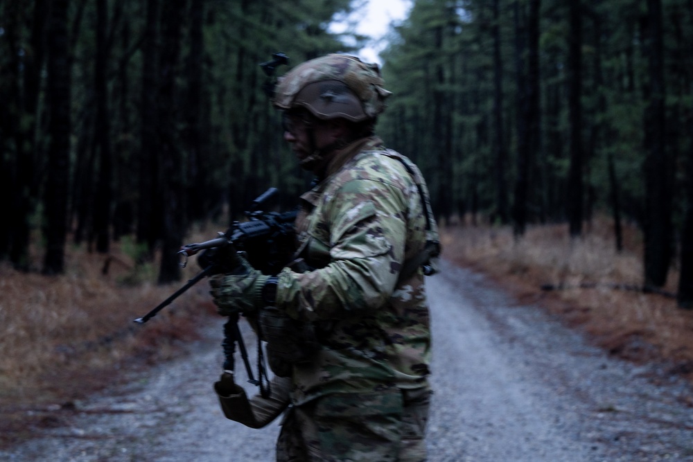 RTI ALC Course Conducts Night Time Reconnaissance STX lanes