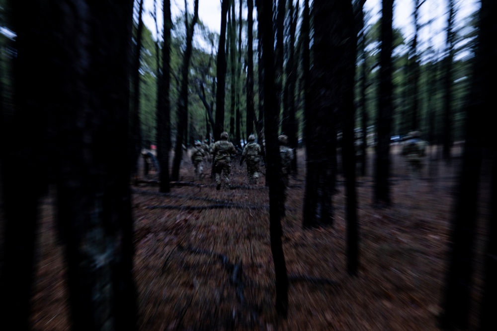 RTI ALC Course Conducts Night Time Reconnaissance STX lanes