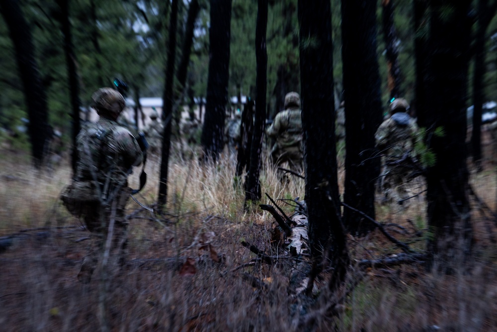 RTI ALC Course Conducts Night Time Reconnaissance STX lanes