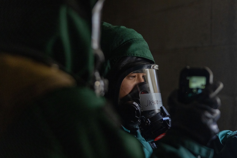 Balikatan 25: 1st CEB Marines conduct hazmat response drills