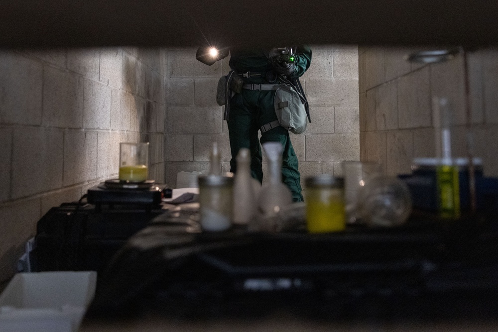 Balikatan 25: 1st CEB Marines conduct hazmat response drills