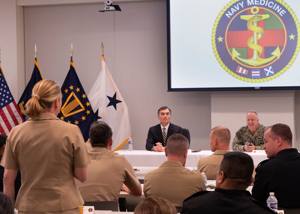 BUMED Leadership Hosts Fireside Chat