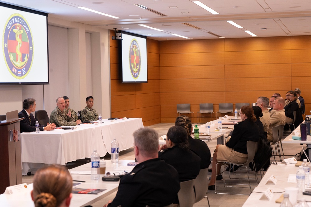 BUMED Leadership Hosts Fireside Chat