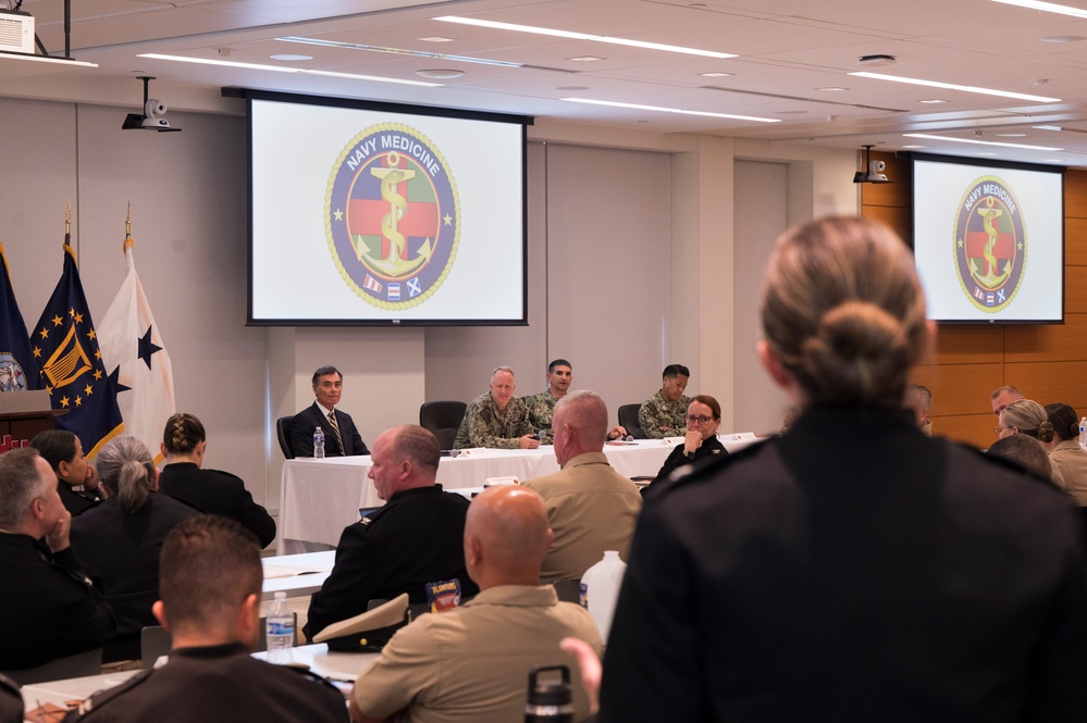BUMED Leadership Hosts Fireside Chat