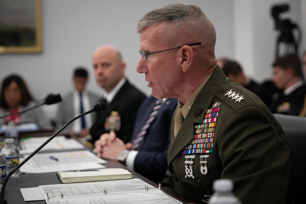 Department of the Navy Leaders Deliver Testimony at the House Appropriations Subcommittee on Defense Hearing